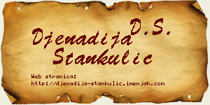 Đenadija Stankulić vizit kartica